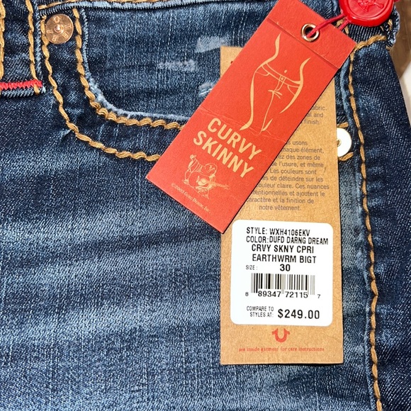 True Religion capri’s - Brand New With Tags - Picture 4 of 8